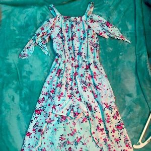 Dress with shorts and tail